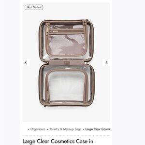 Calpak cosmetic bag Large EUC